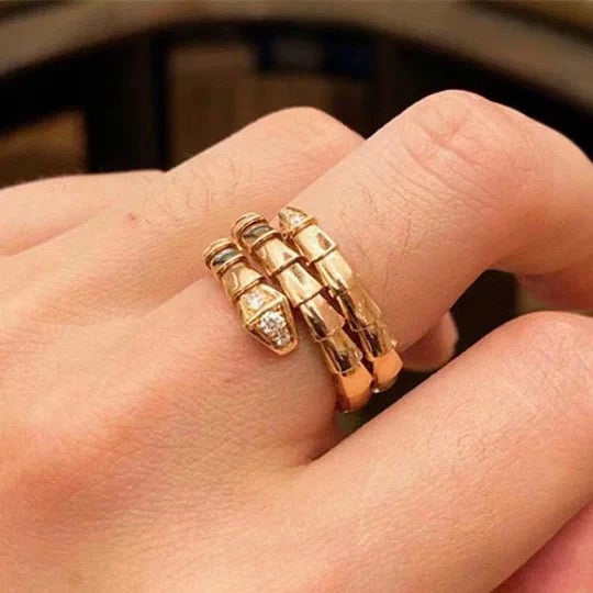 silver brass luxury Ring for women - alternate angle view 9