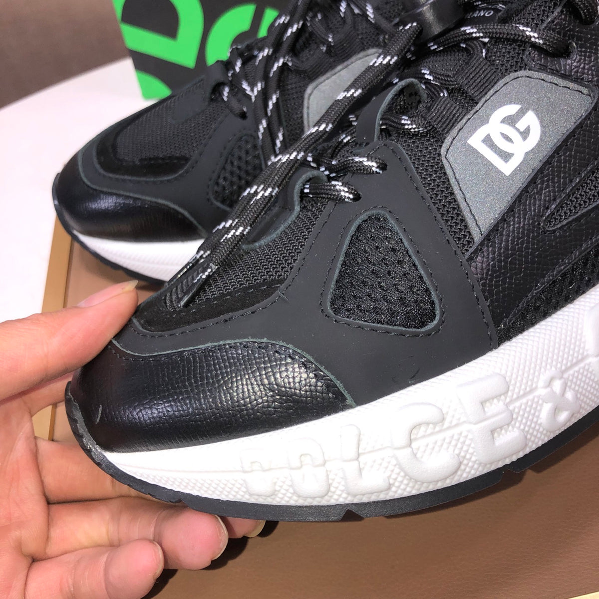 Dolce & Gabbana DG Low-Top Sneakers in Calfskin