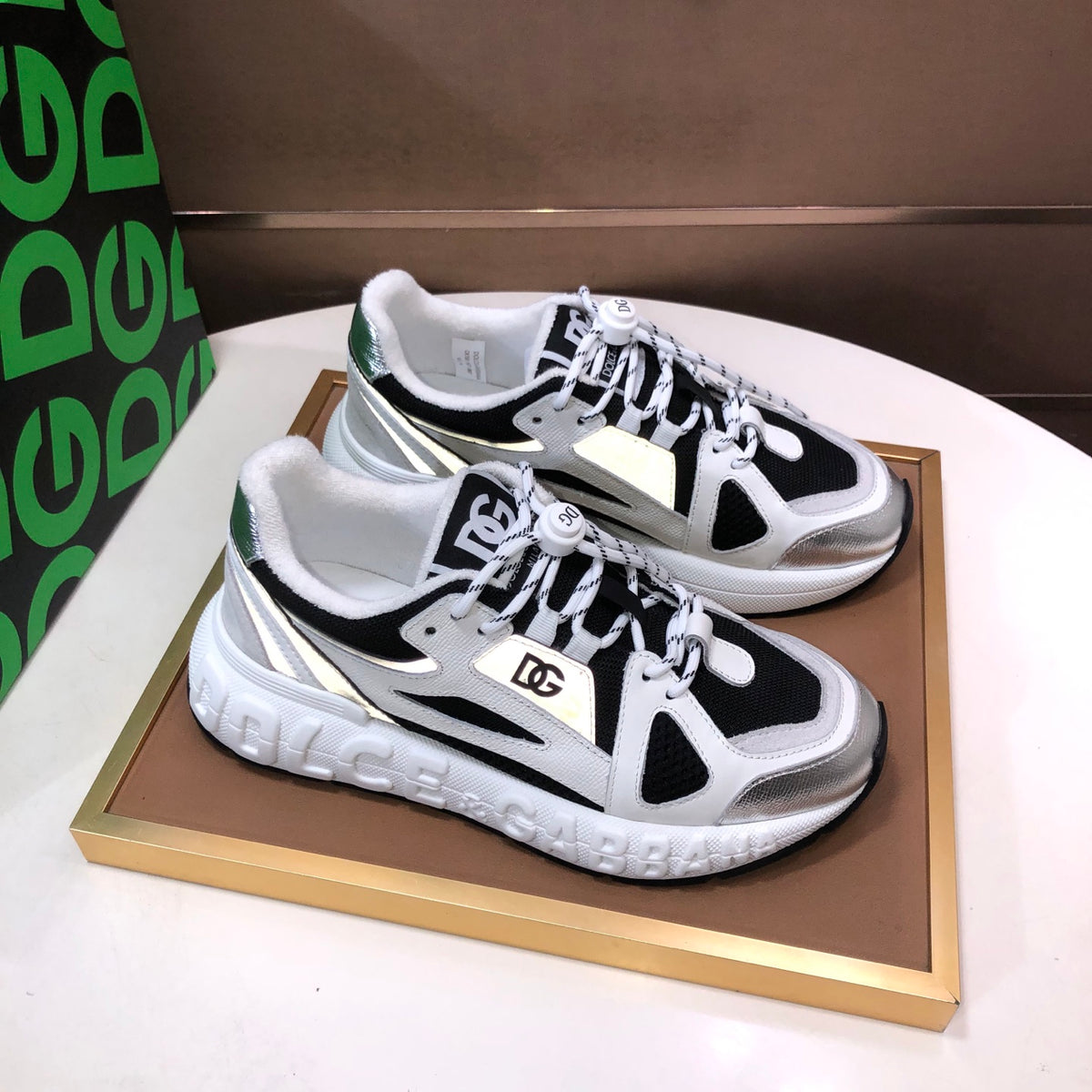 Dolce & Gabbana DG Low-Top Sneakers in Calfskin