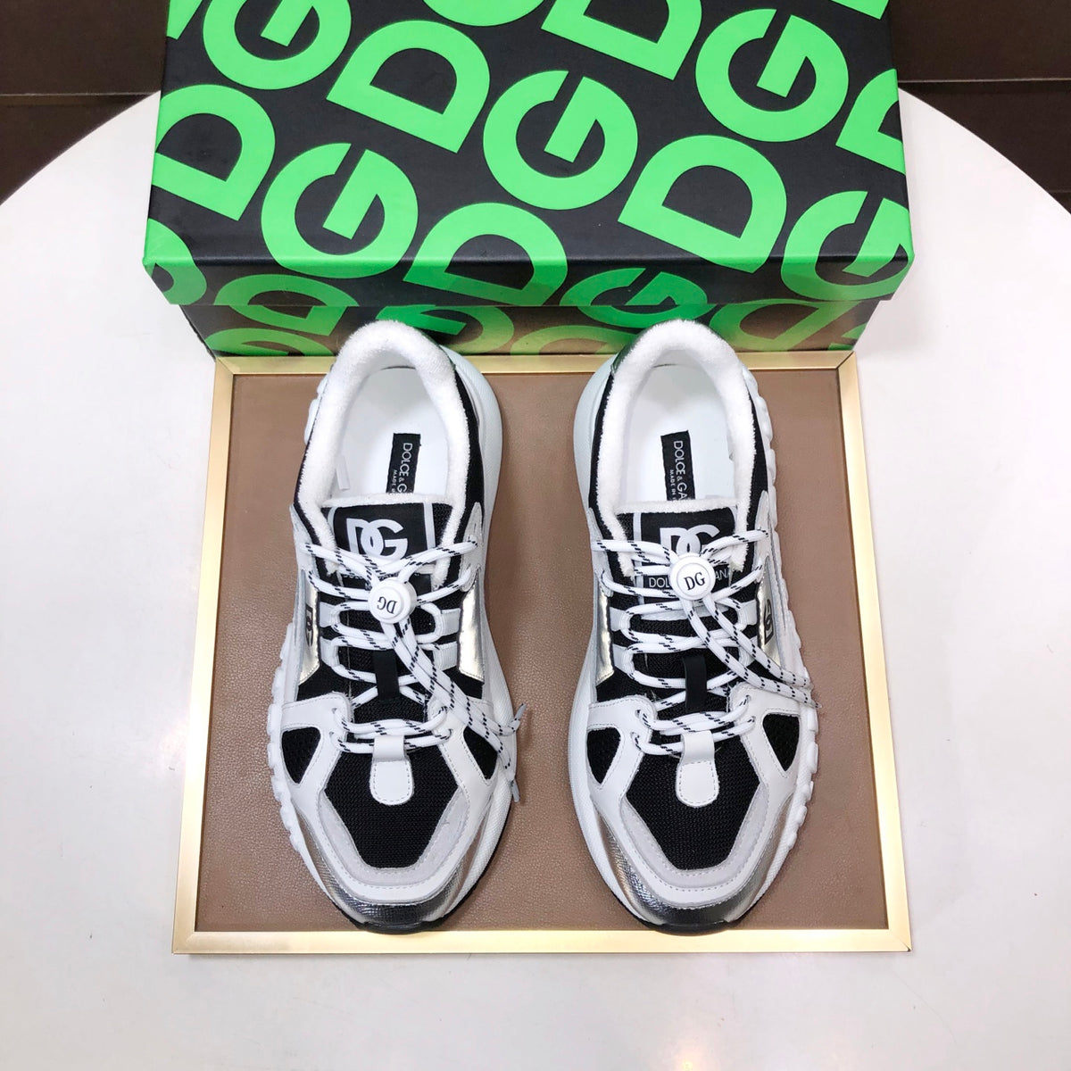 Dolce & Gabbana DG Low-Top Sneakers in Calfskin