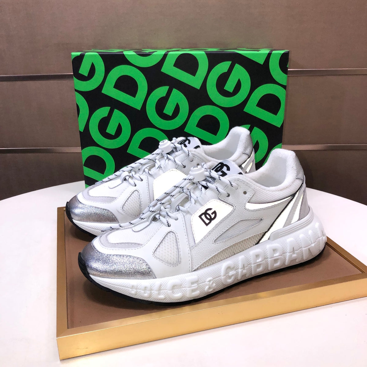 Dolce & Gabbana DG Low-Top Sneakers in Calfskin