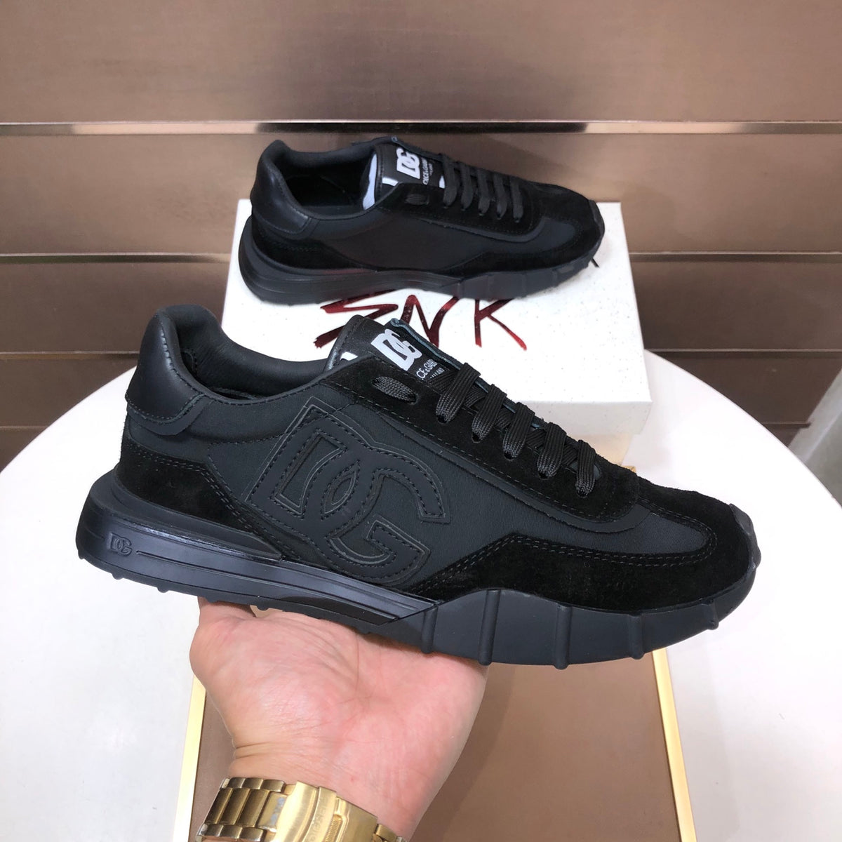 Dolce & Gabbana DG Low-Top Sneakers in Calfskin