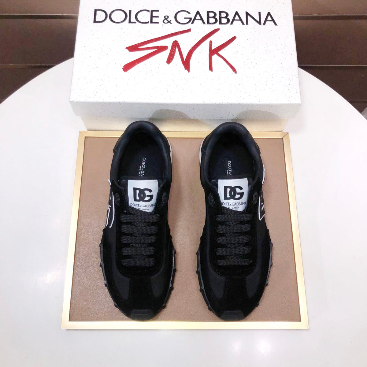 Dolce & Gabbana DG Low-Top Sneakers in Calfskin