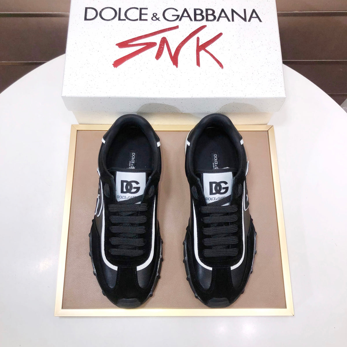 Dolce & Gabbana DG Low-Top Sneakers in Calfskin