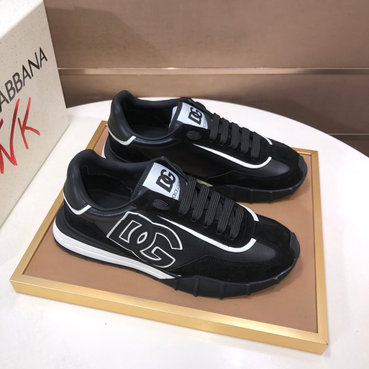 Dolce & Gabbana DG Low-Top Sneakers in Calfskin