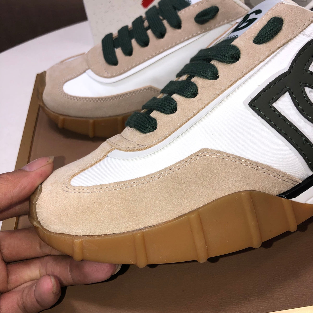 Dolce & Gabbana DG Low-Top Sneakers in Calfskin