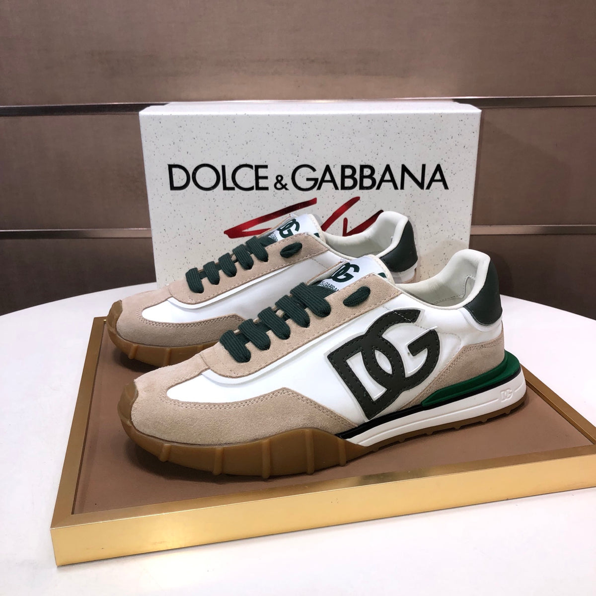 Dolce & Gabbana DG Low-Top Sneakers in Calfskin