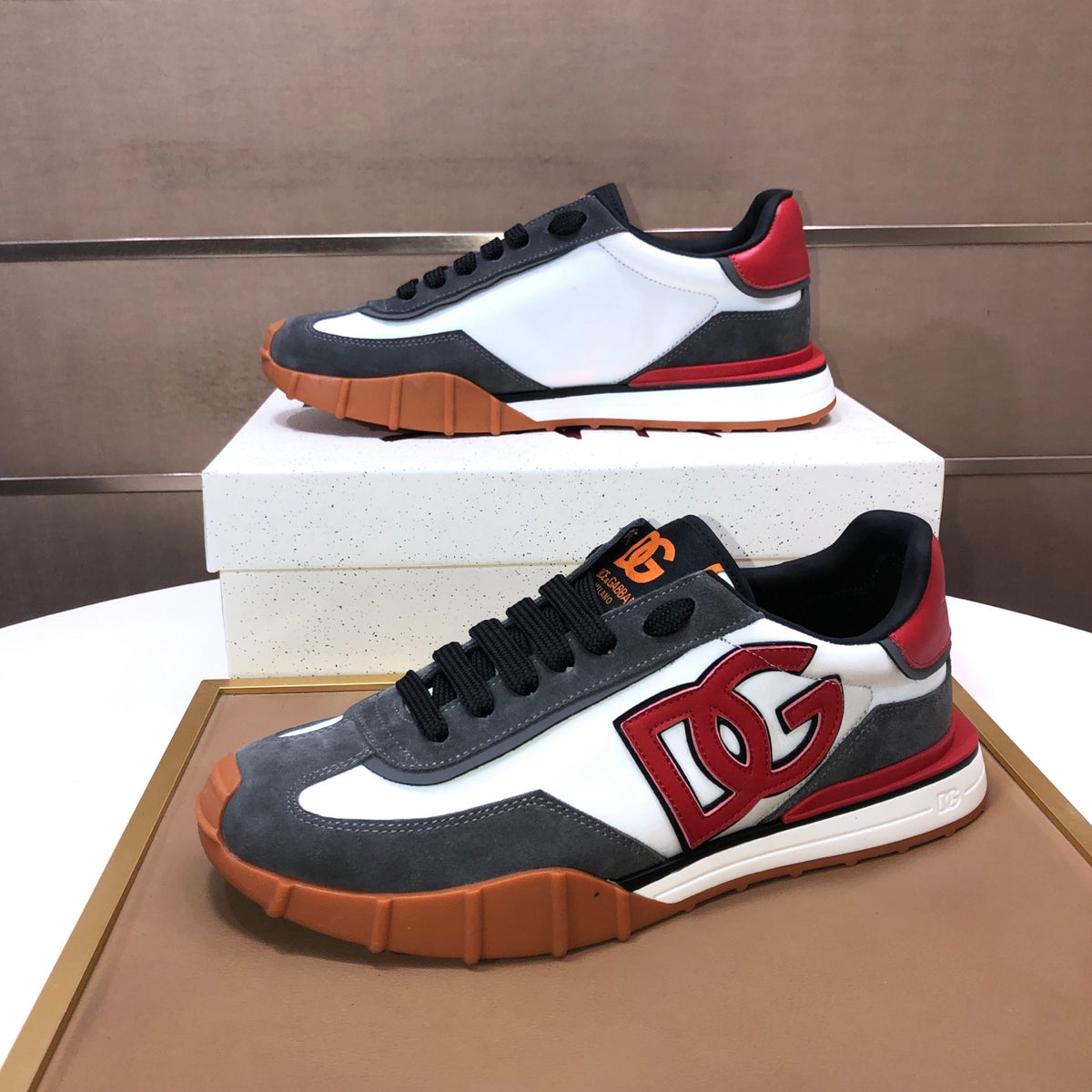 Dolce & Gabbana DG Low-Top Sneakers in Calfskin