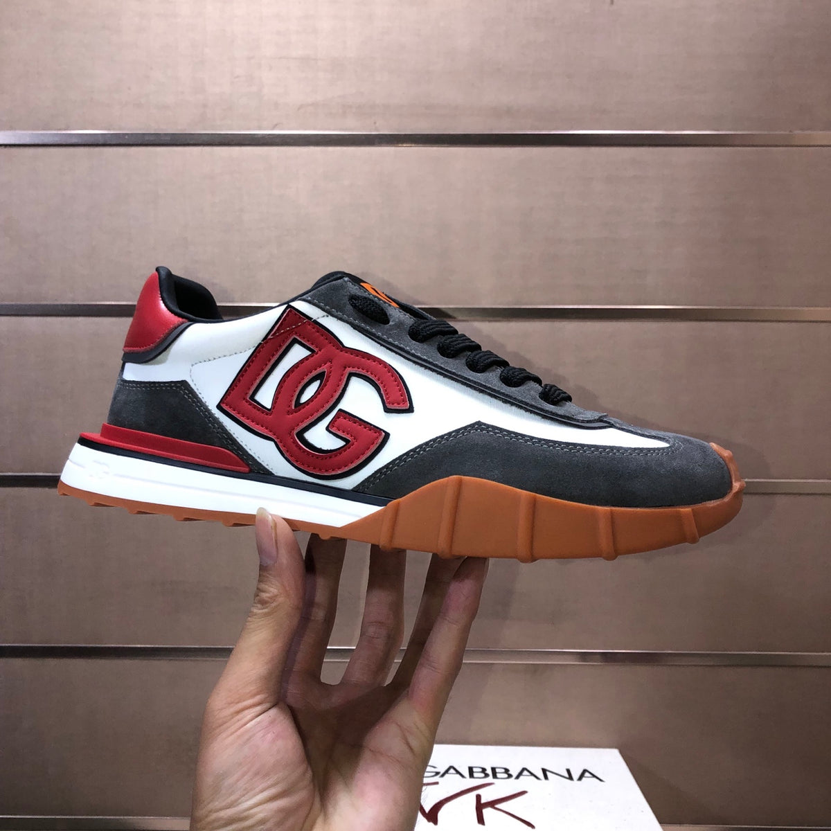 Dolce & Gabbana DG Low-Top Sneakers in Calfskin