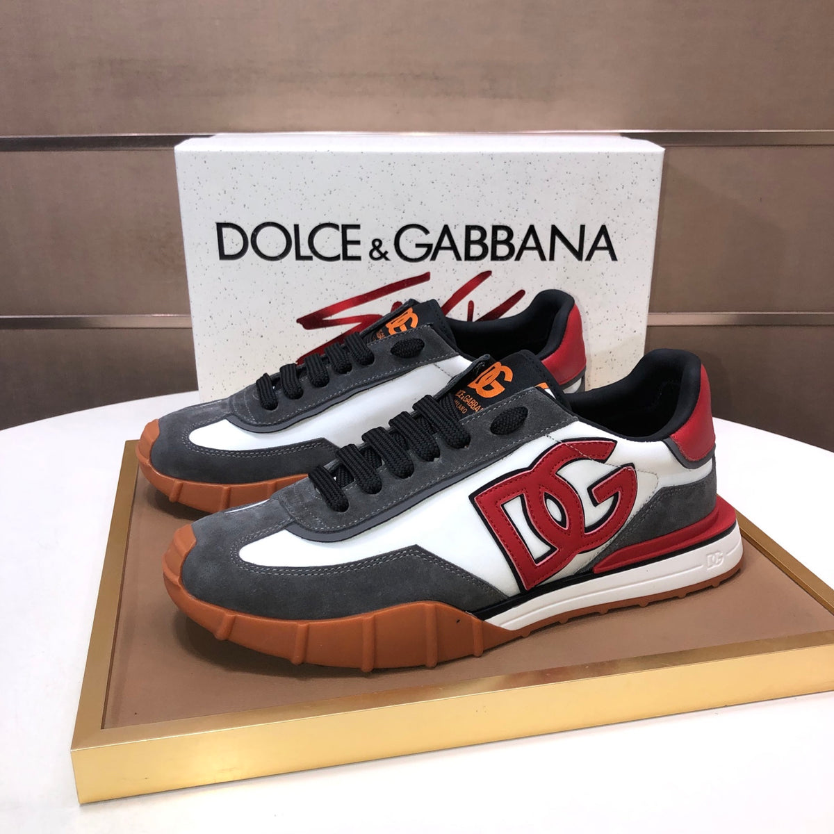 Dolce & Gabbana DG Low-Top Sneakers in Calfskin