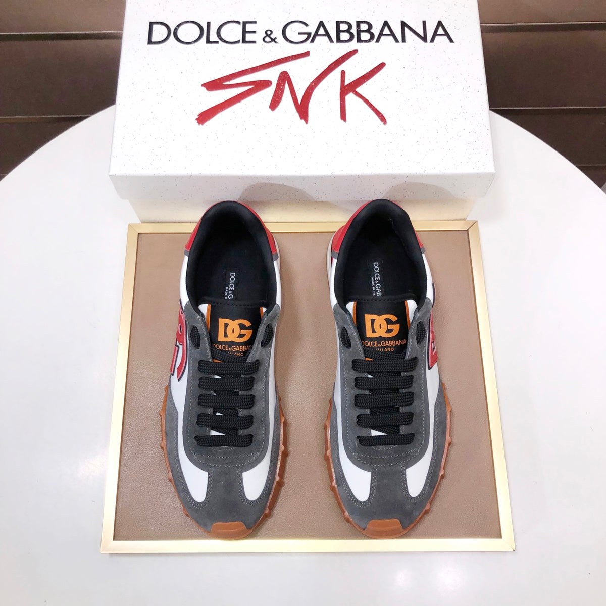 Dolce & Gabbana DG Low-Top Sneakers in Calfskin