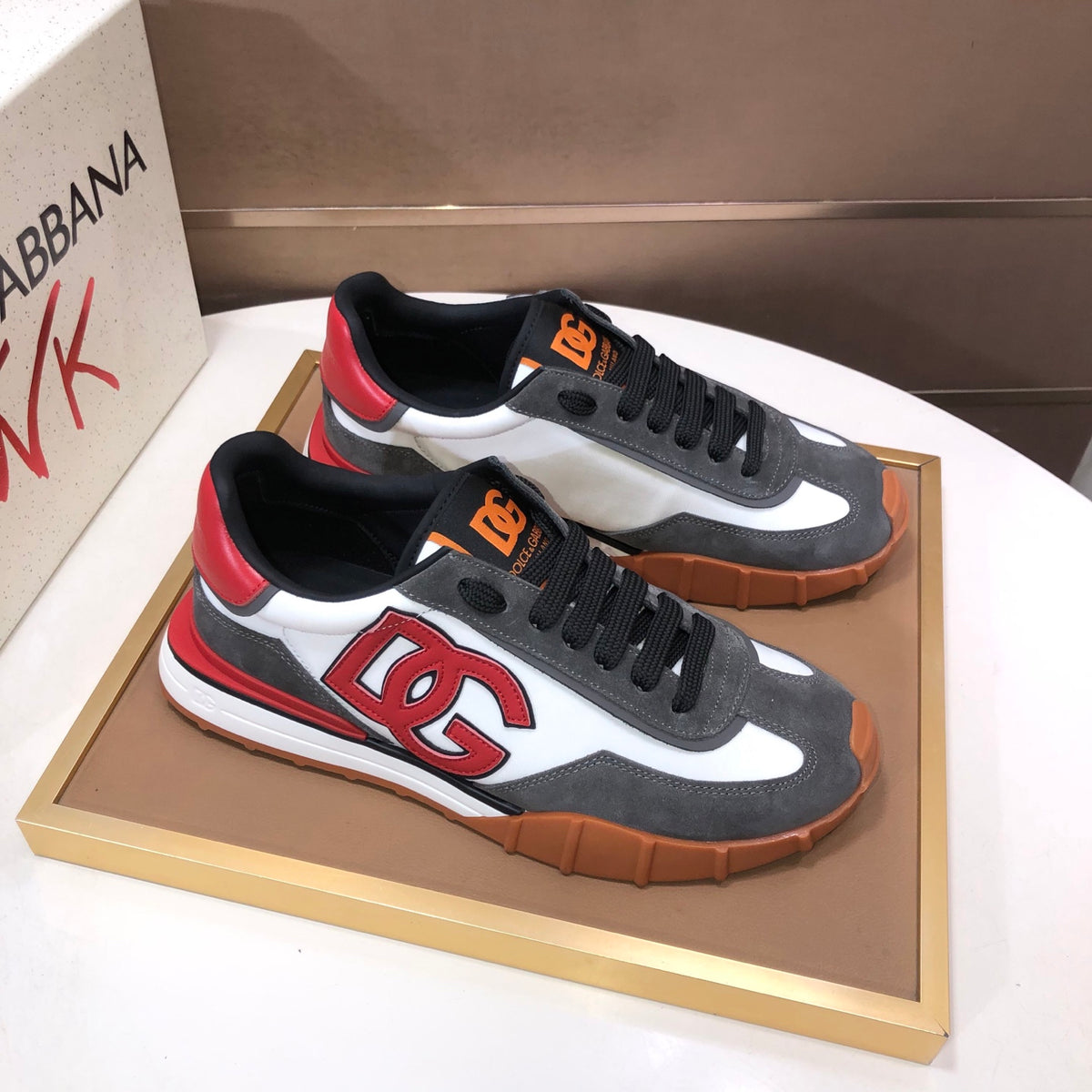 Dolce & Gabbana DG Low-Top Sneakers in Calfskin