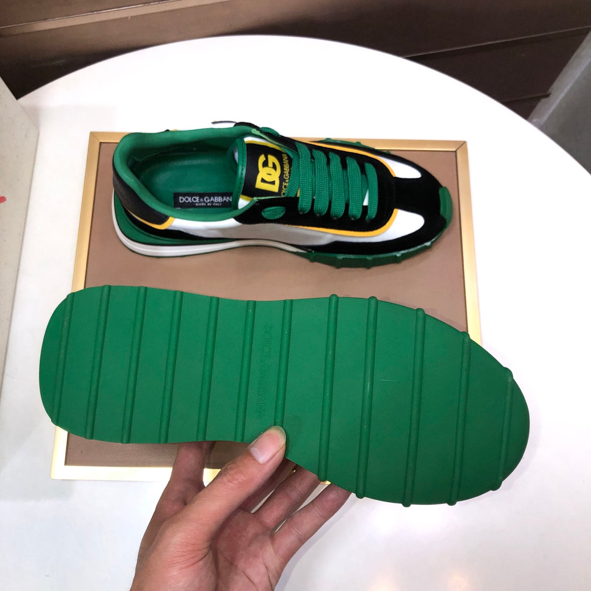 Dolce & Gabbana DG Low-Top Sneakers in Calfskin