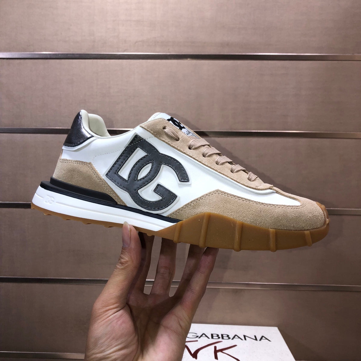 Dolce & Gabbana DG Low-Top Sneakers in Calfskin