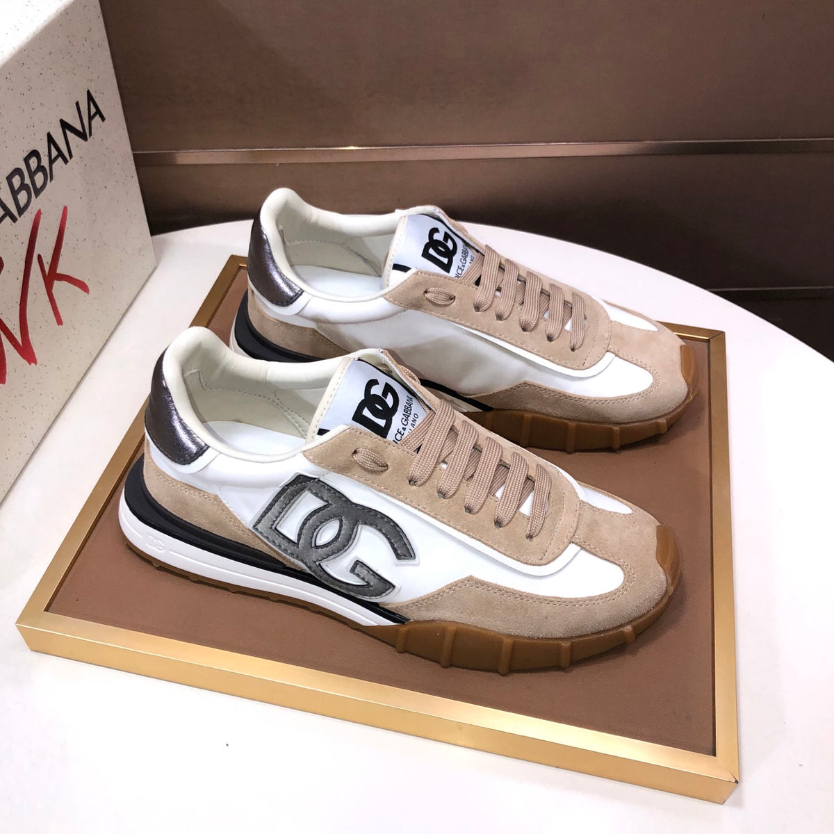 Dolce & Gabbana DG Low-Top Sneakers in Calfskin