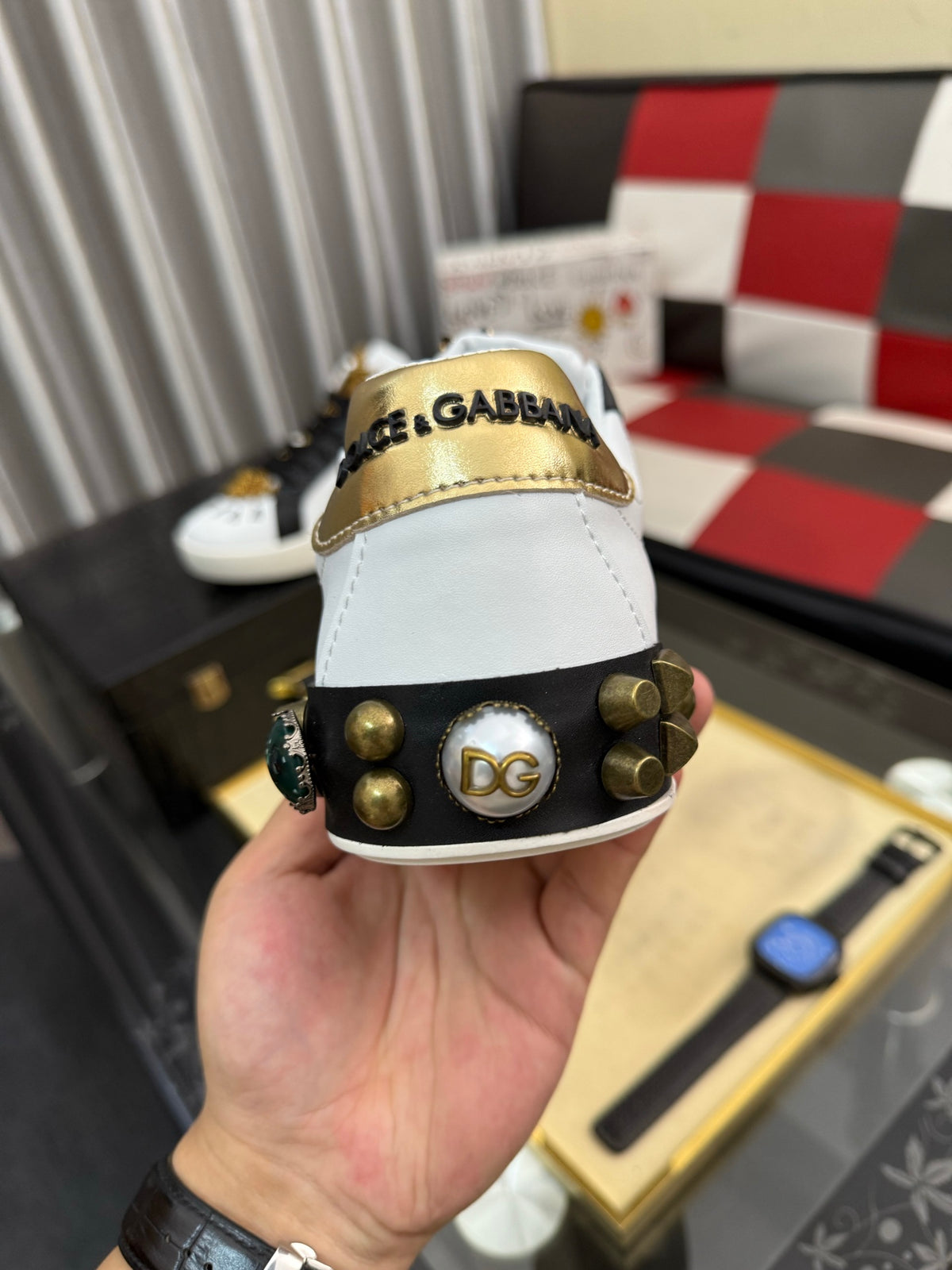 Dolce & Gabbana DG Men's Fashion Athletic Casual Sneakers