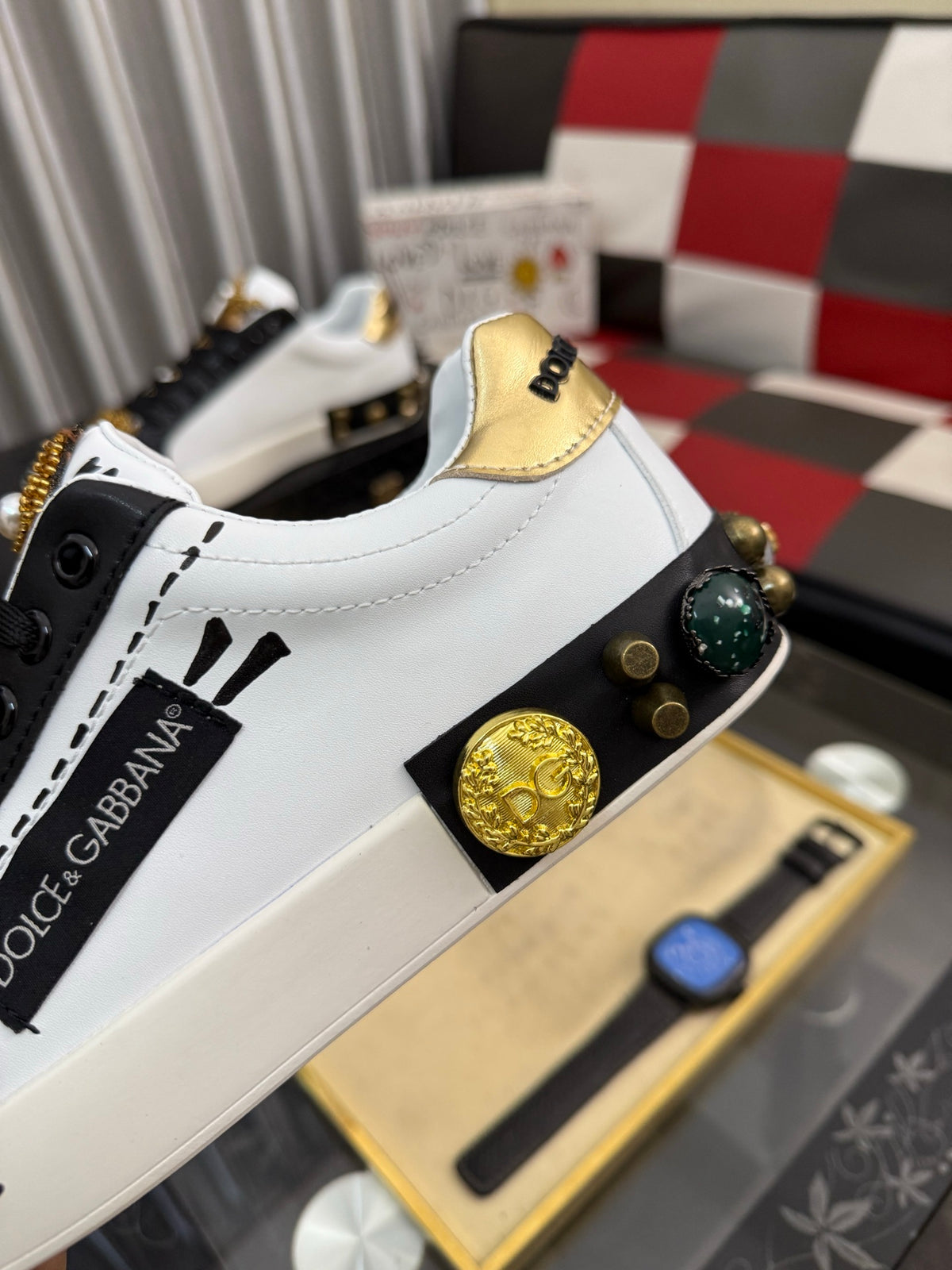 Dolce & Gabbana DG Men's Fashion Athletic Casual Sneakers