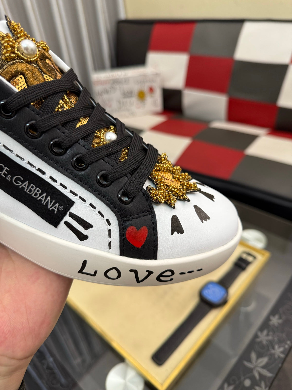 Dolce & Gabbana DG Men's Fashion Athletic Casual Sneakers