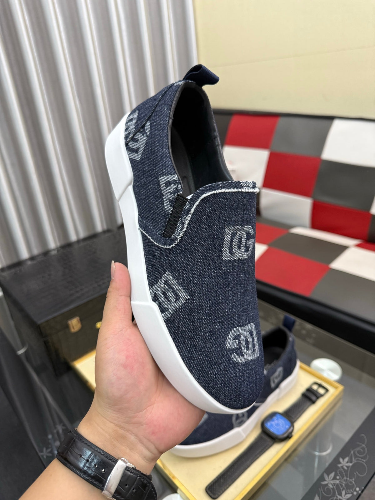 Dolce & Gabbana DG Men's Fashion Athletic Casual Sneakers