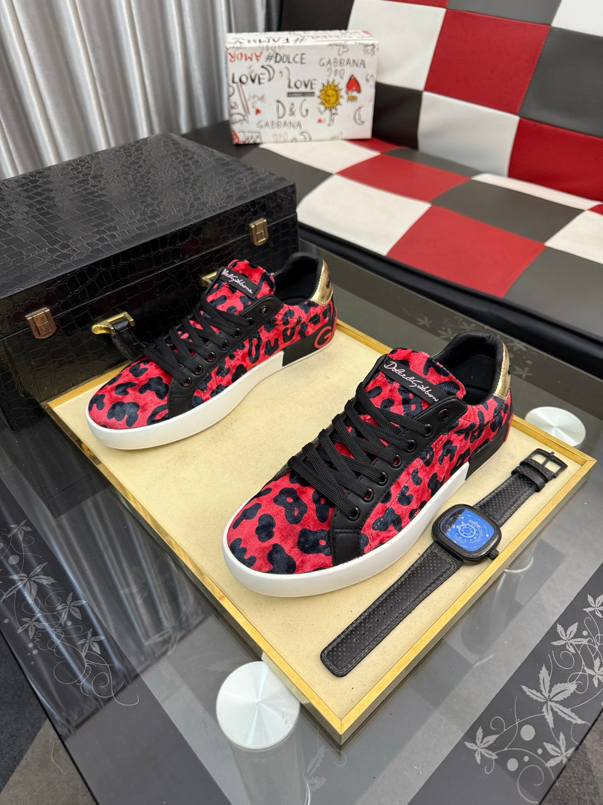 Dolce & Gabbana DG Men's Fashion Athletic Casual Sneakers