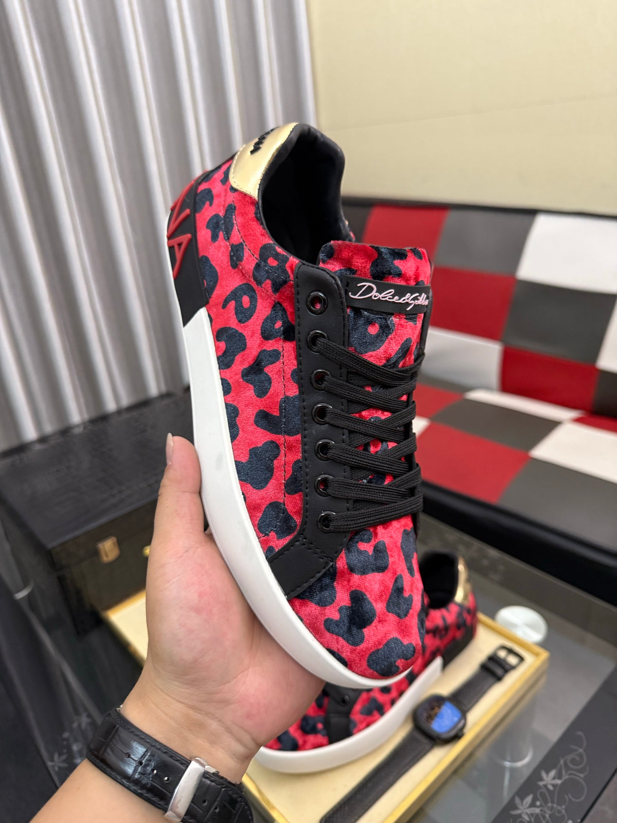 Dolce & Gabbana DG Men's Fashion Athletic Casual Sneakers