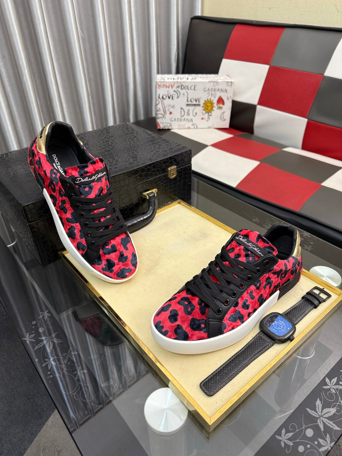 Dolce & Gabbana DG Men's Fashion Athletic Casual Sneakers
