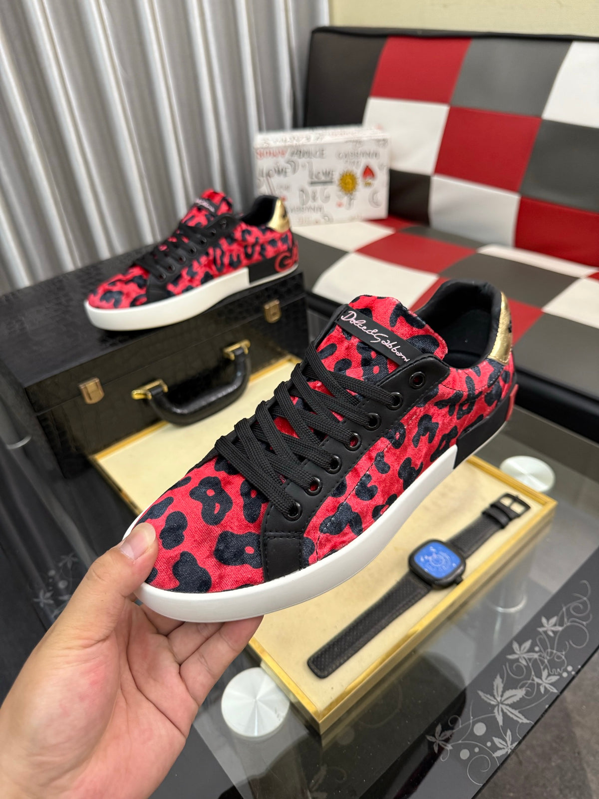 Dolce & Gabbana DG Men's Fashion Athletic Casual Sneakers