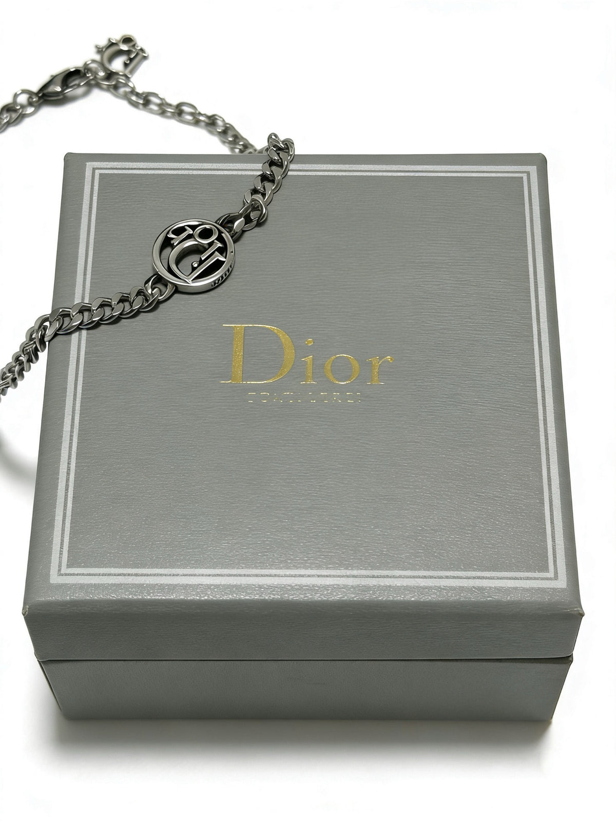 antique chain Bracelet for men - alternate angle view 3