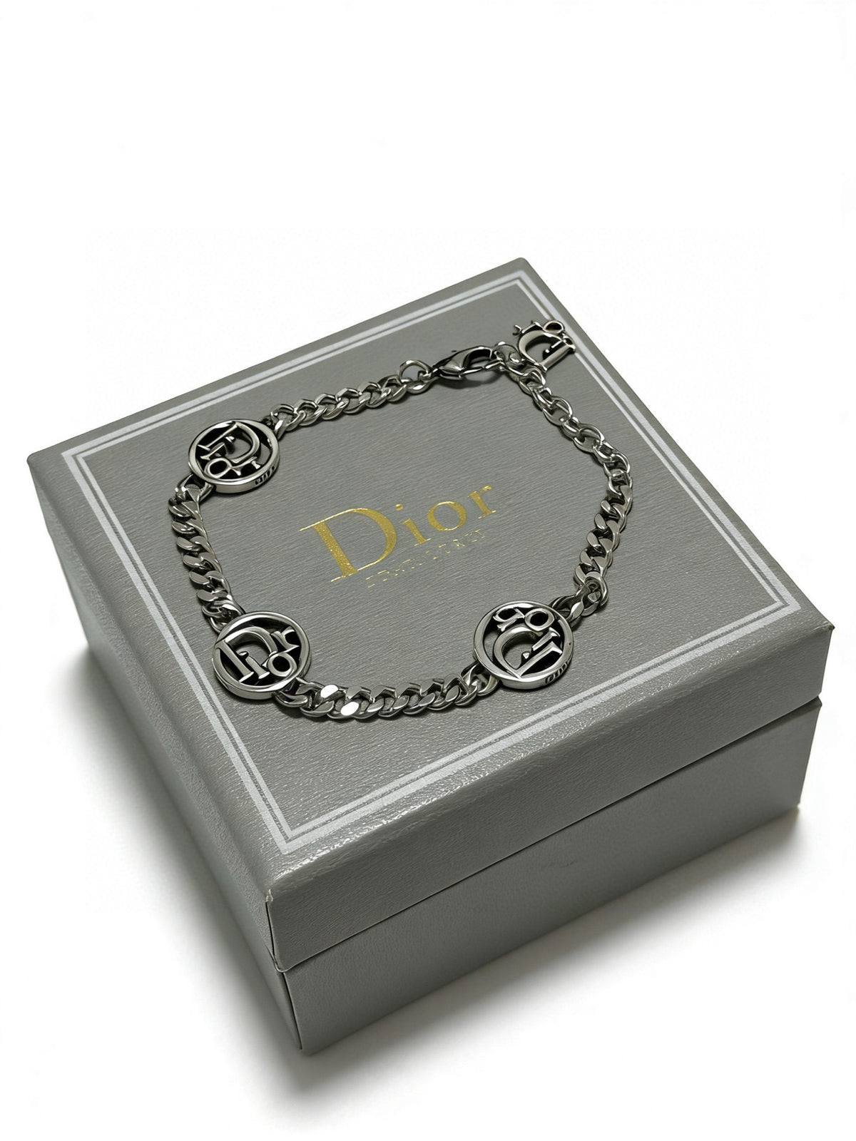 antique chain Bracelet for men - alternate angle view 4