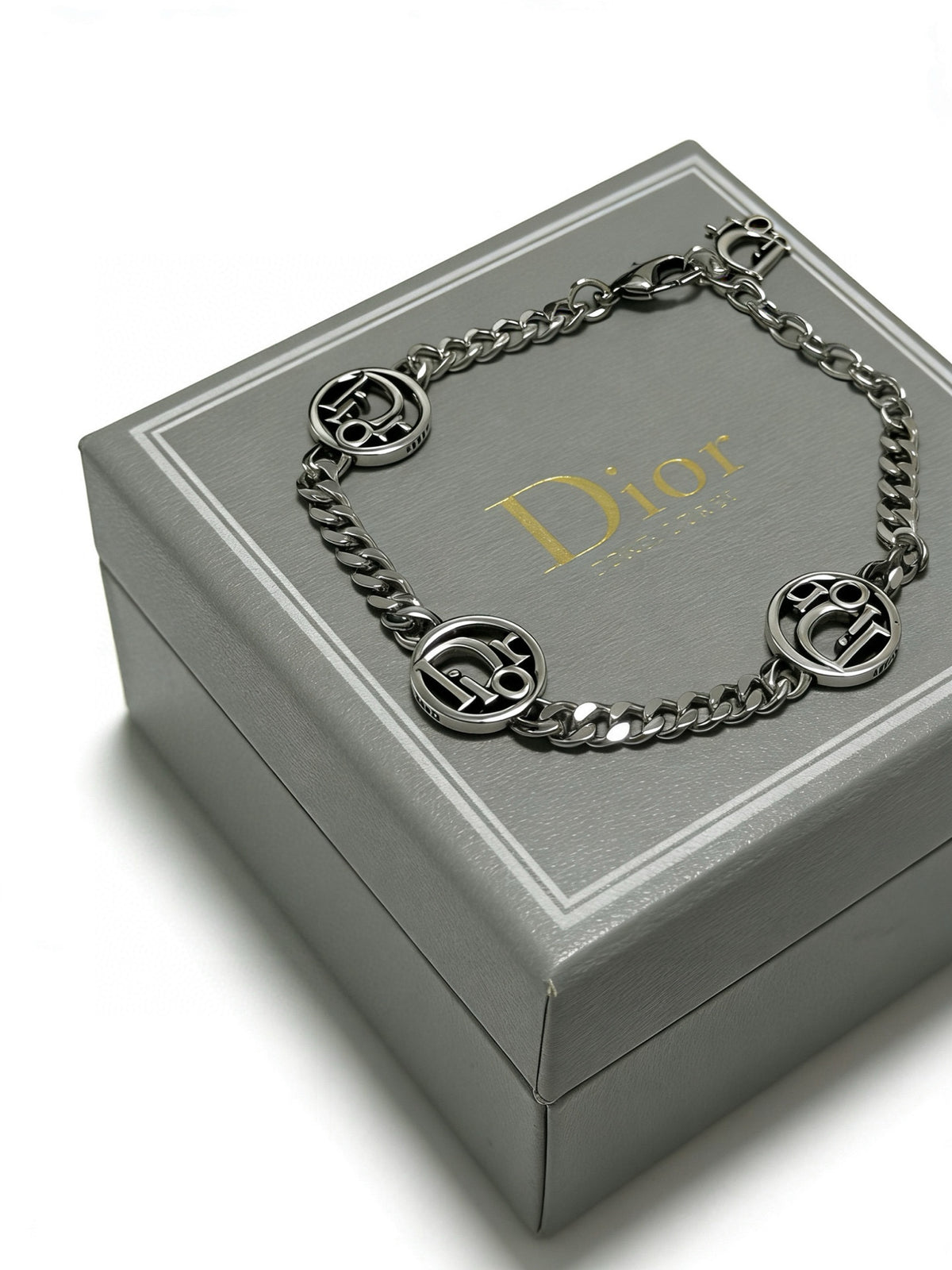 antique chain Bracelet for men - alternate angle view 5