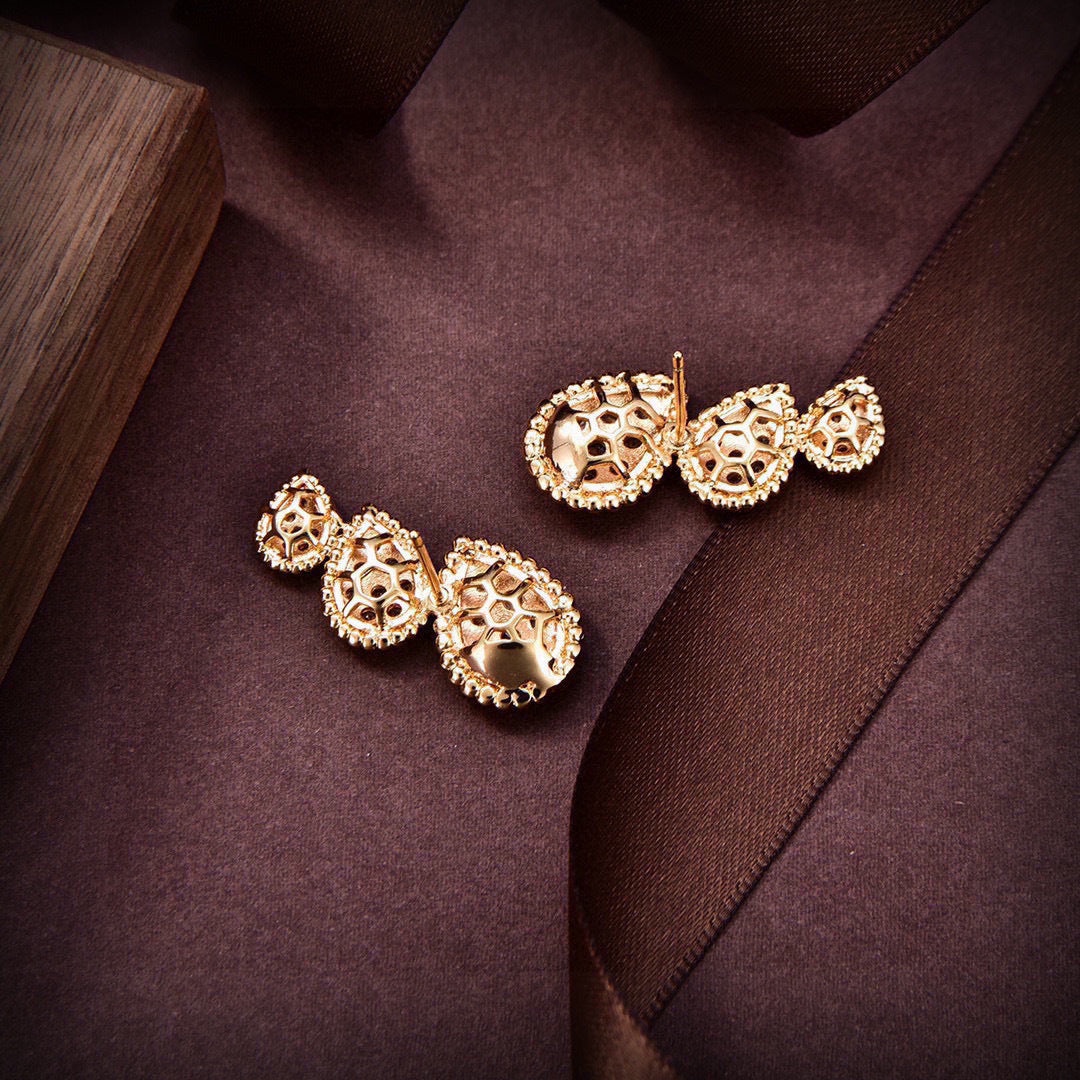 unique Drop Earrings for women - alternate angle view 2