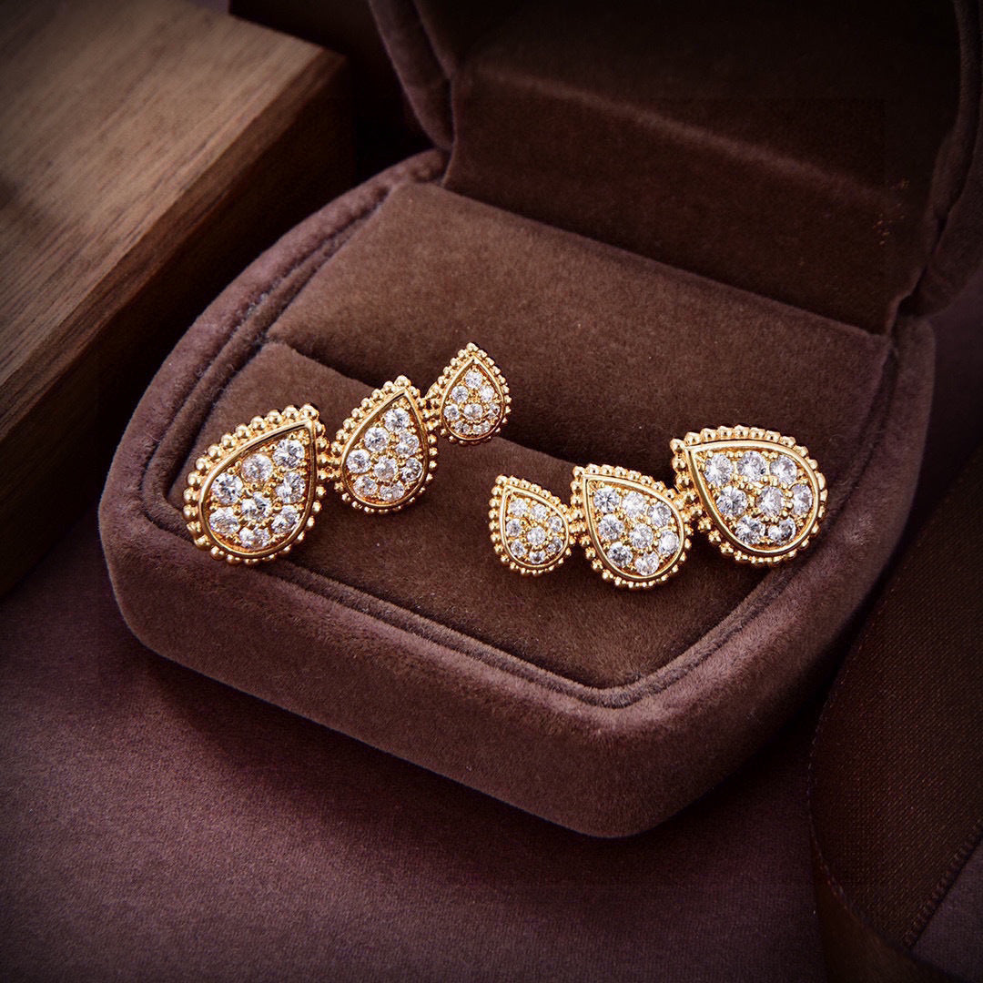 unique Drop Earrings for women - alternate angle view 4