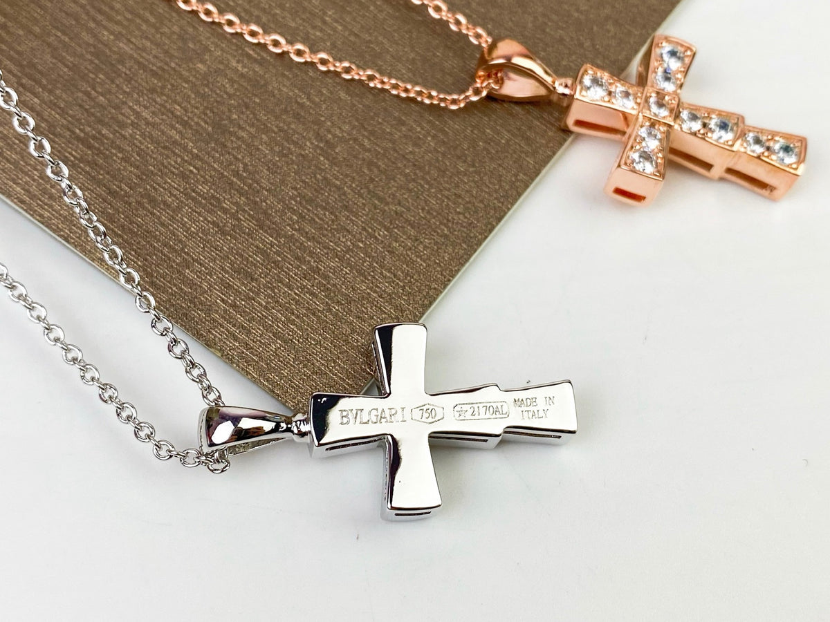 rose crystal cross Sweater for women - alternate angle view 6