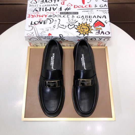 Dolce & Gabbana DG Men's Italian Calfskin Dress Shoes