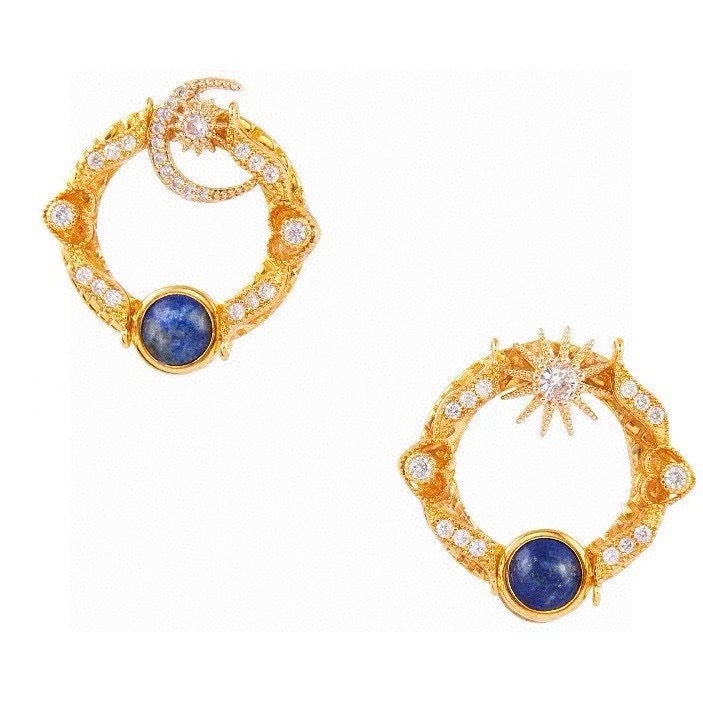 unique Drop Earrings for women - alternate angle view 2