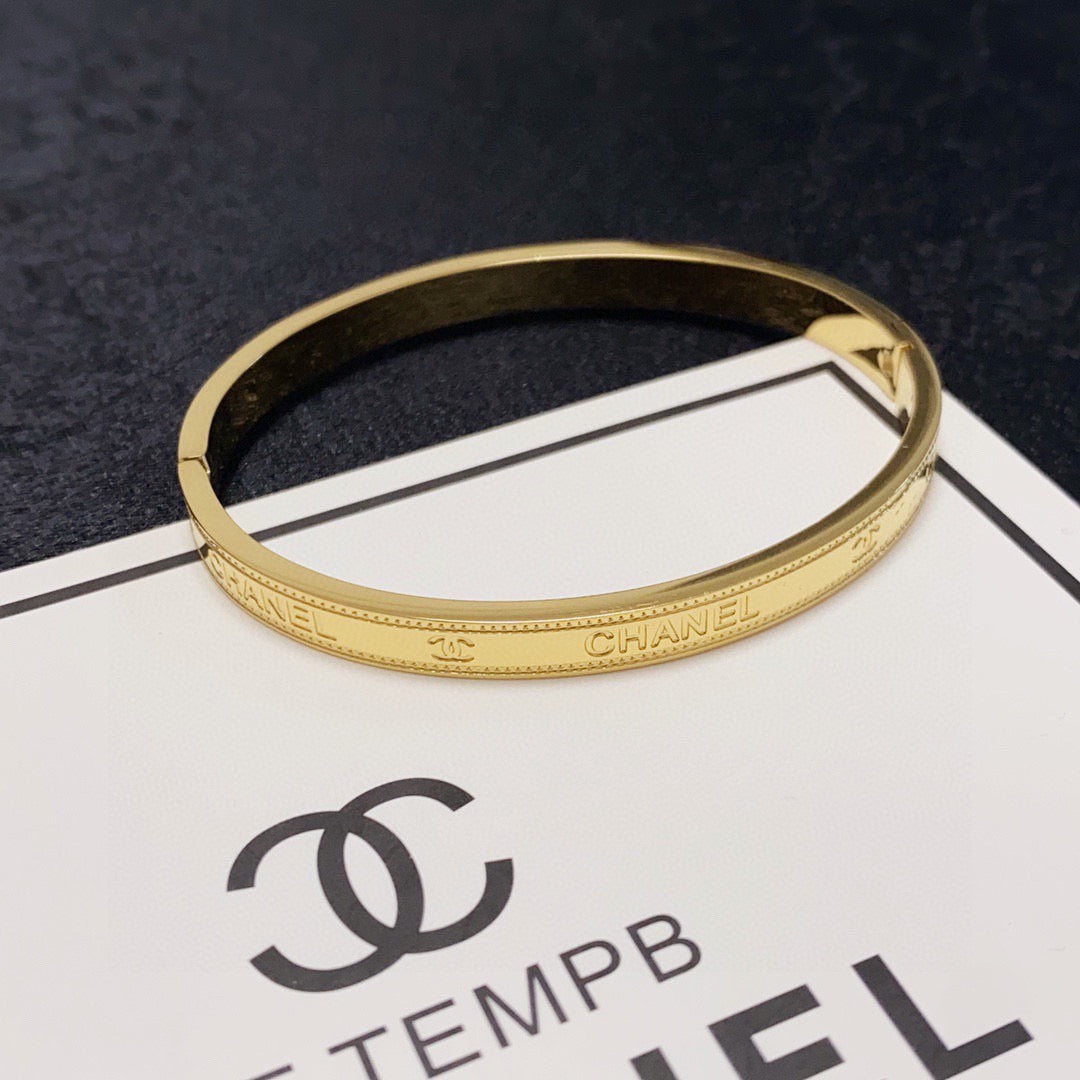 letter Bangle for women - alternate angle view 4