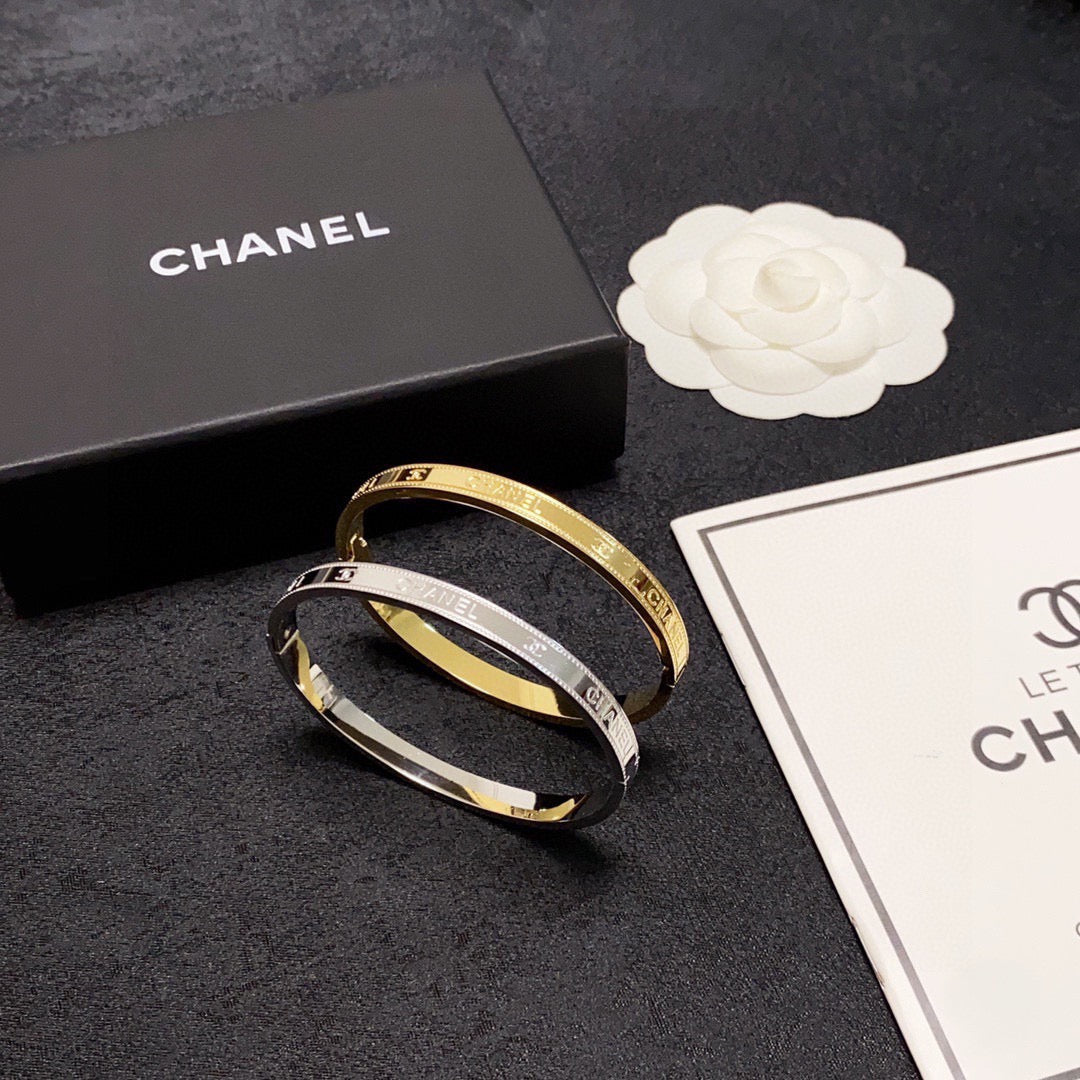 letter Bangle for women - alternate angle view 9