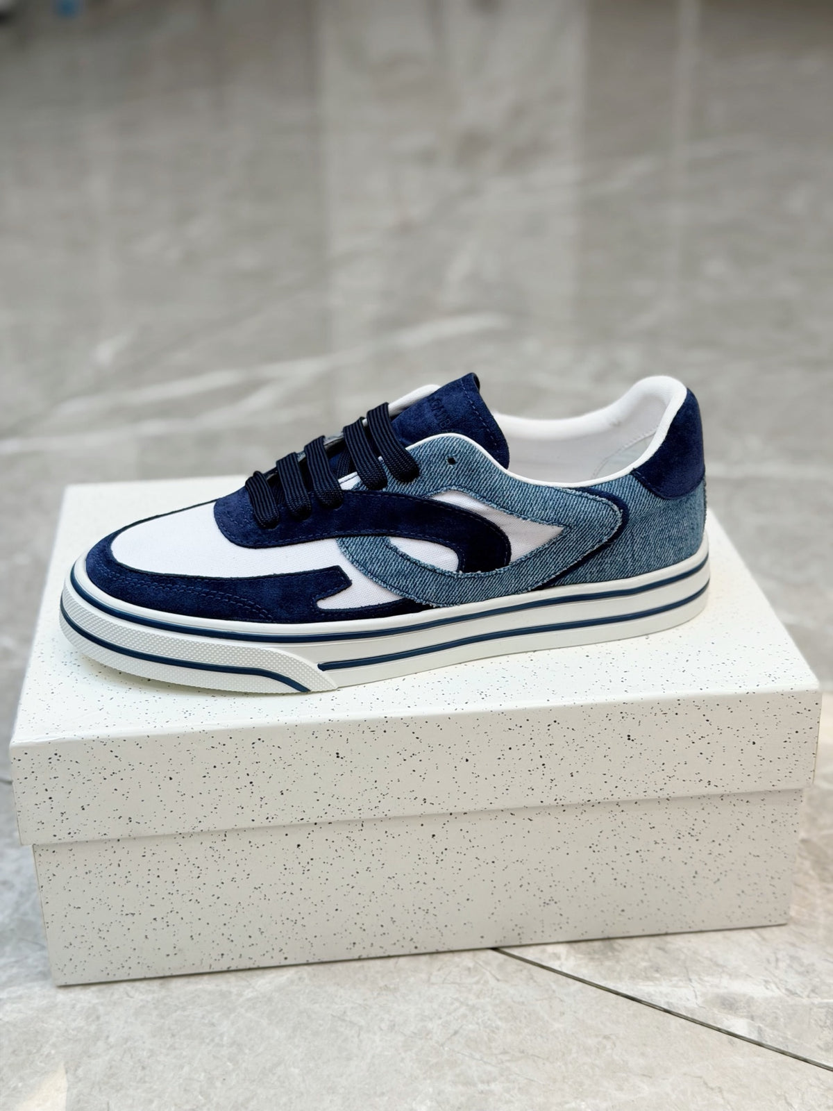 Dolce & Gabbana DG Men's Silk-Calfskin Spring Casual Sneakers