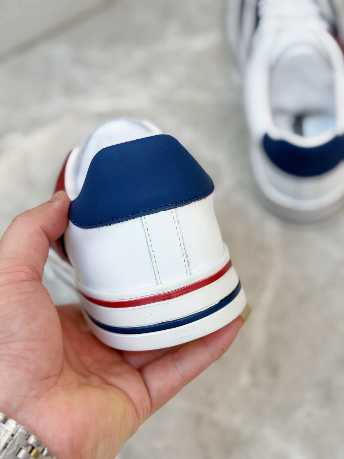 Dolce & Gabbana DG Men's Silk-Calfskin Spring Casual Sneakers