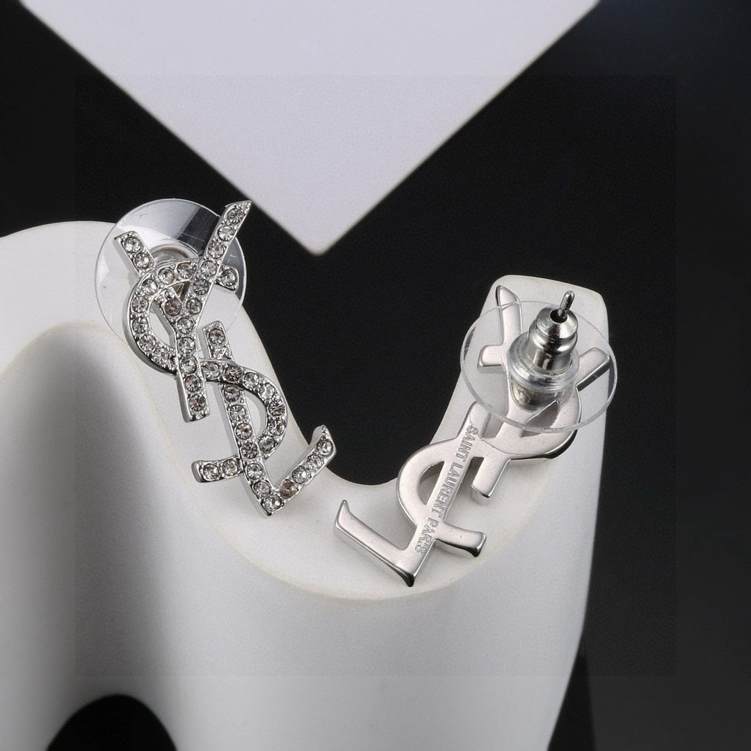 luxury Stud Earrings for women - alternate angle view 7