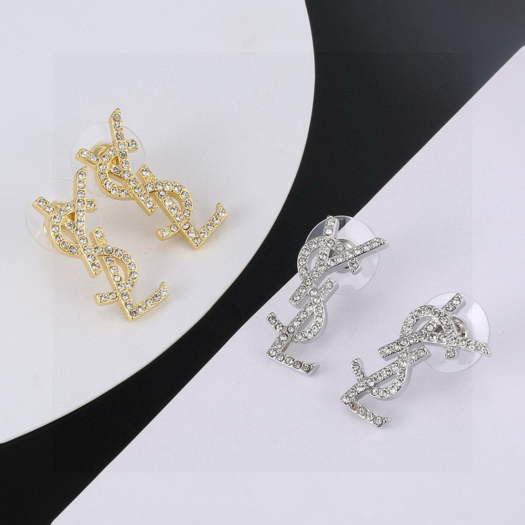 luxury Stud Earrings for women - alternate angle view 8