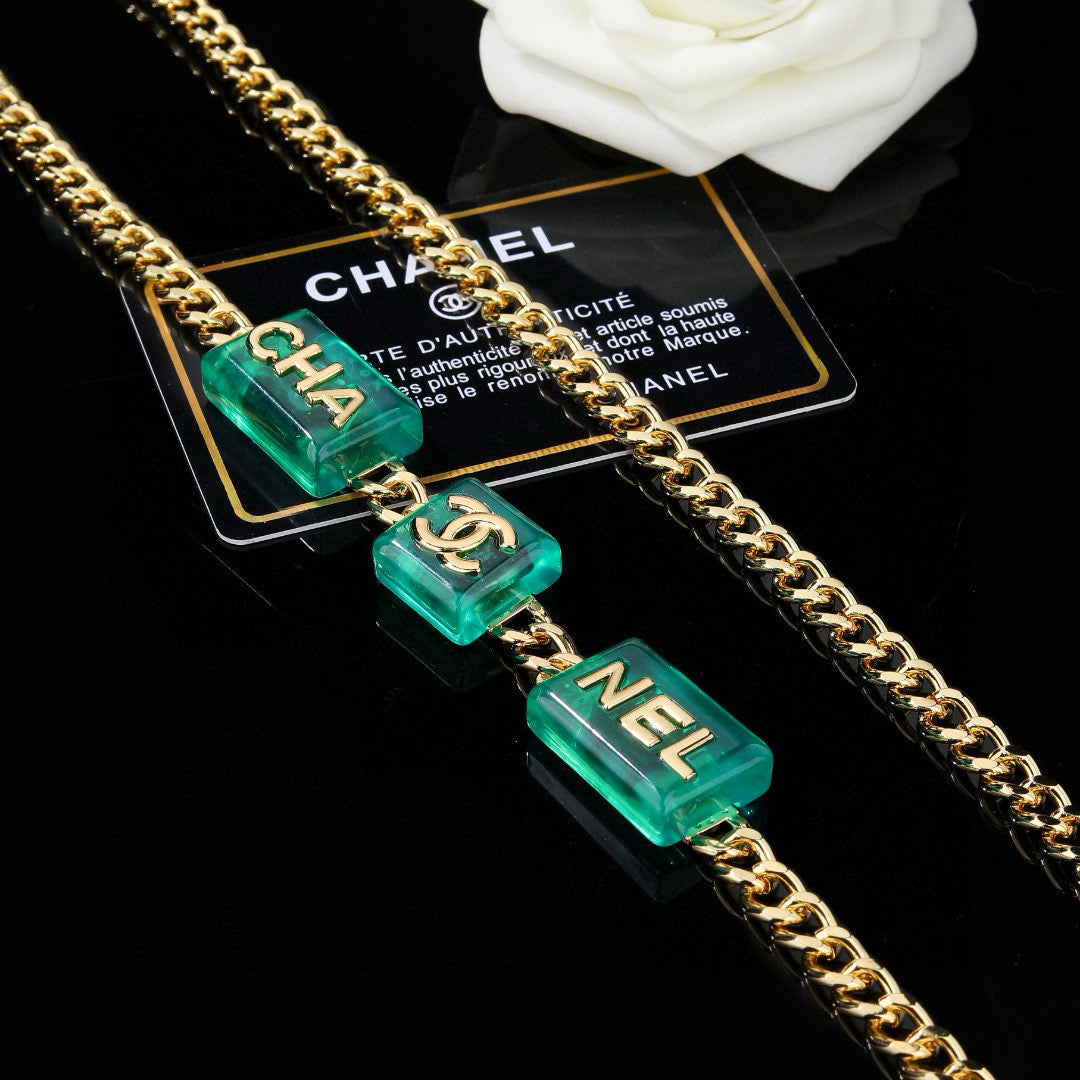 gold brass Waist Chain for women - alternate angle view 3