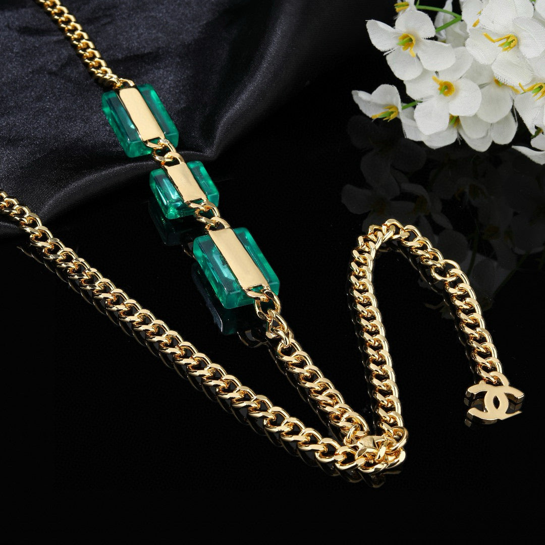 gold brass Waist Chain for women - alternate angle view 7
