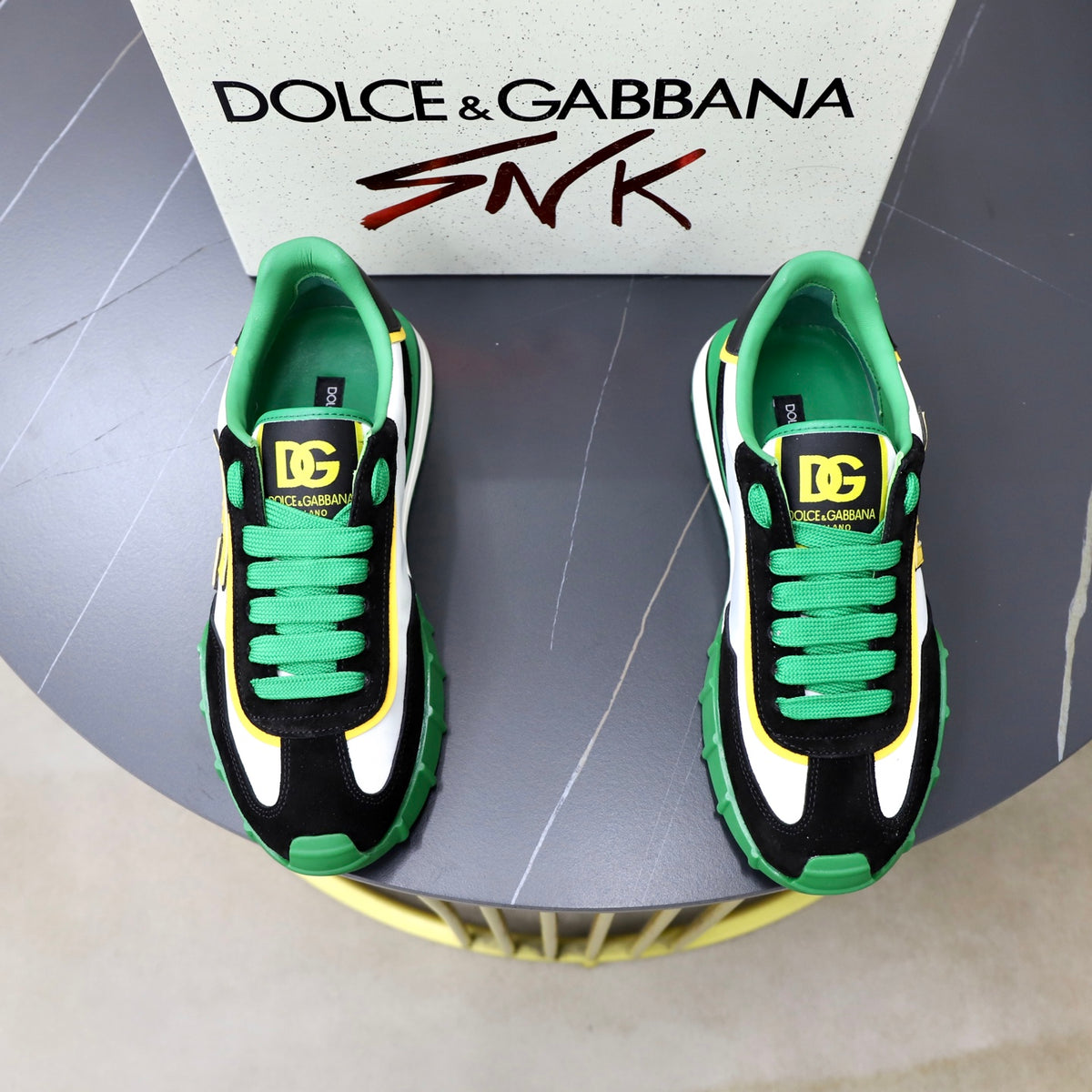 Dolce & Gabbana DG Men's Color-Block Casual Sneakers