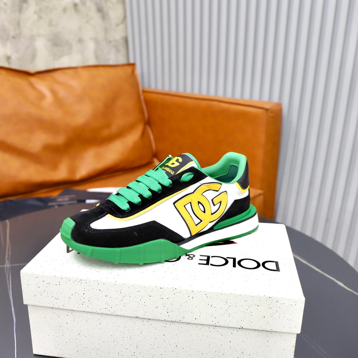 Dolce & Gabbana DG Men's Color-Block Casual Sneakers