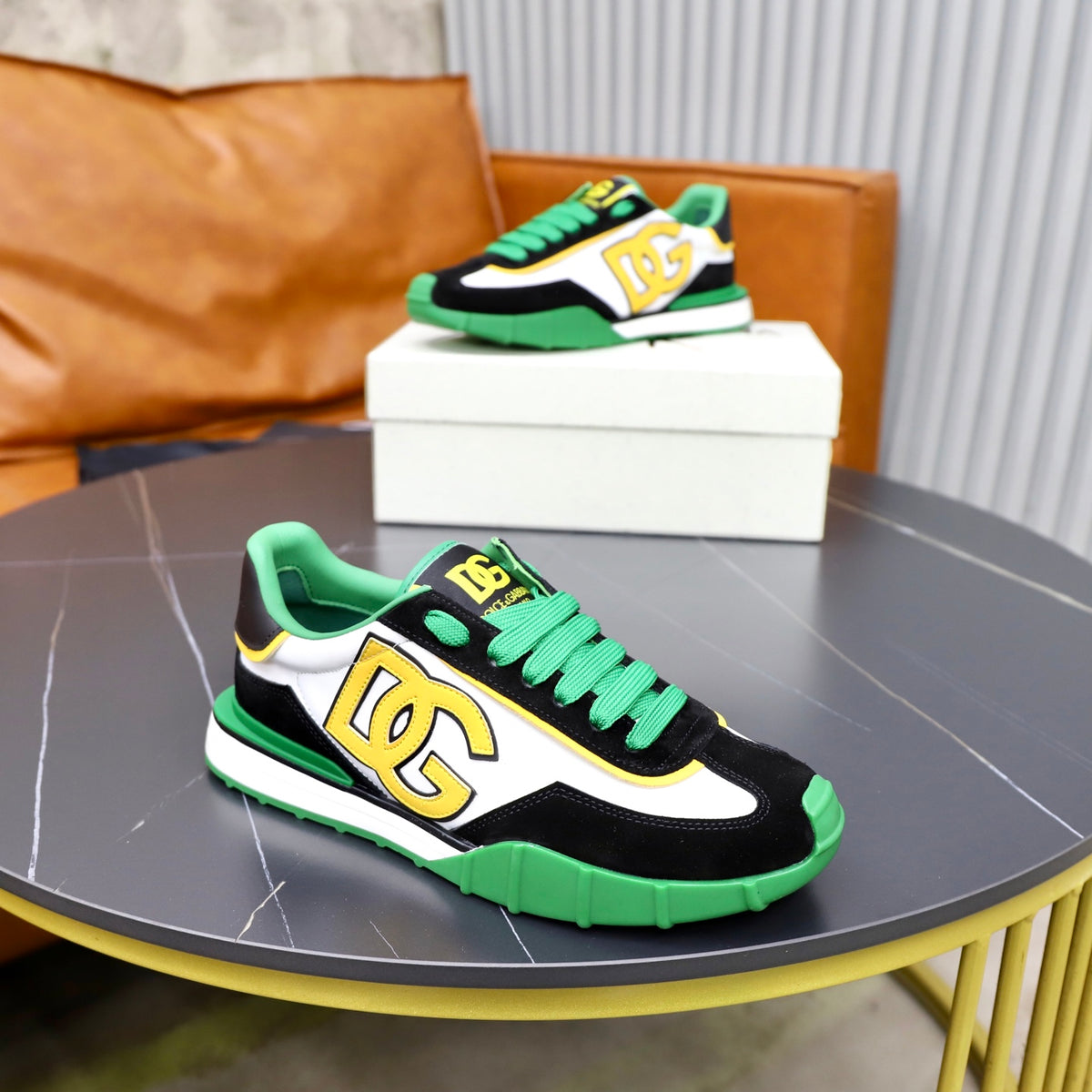 Dolce & Gabbana DG Men's Color-Block Casual Sneakers