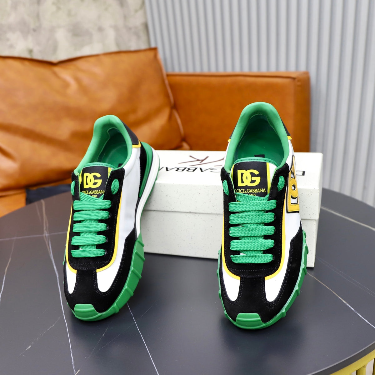 Dolce & Gabbana DG Men's Color-Block Casual Sneakers