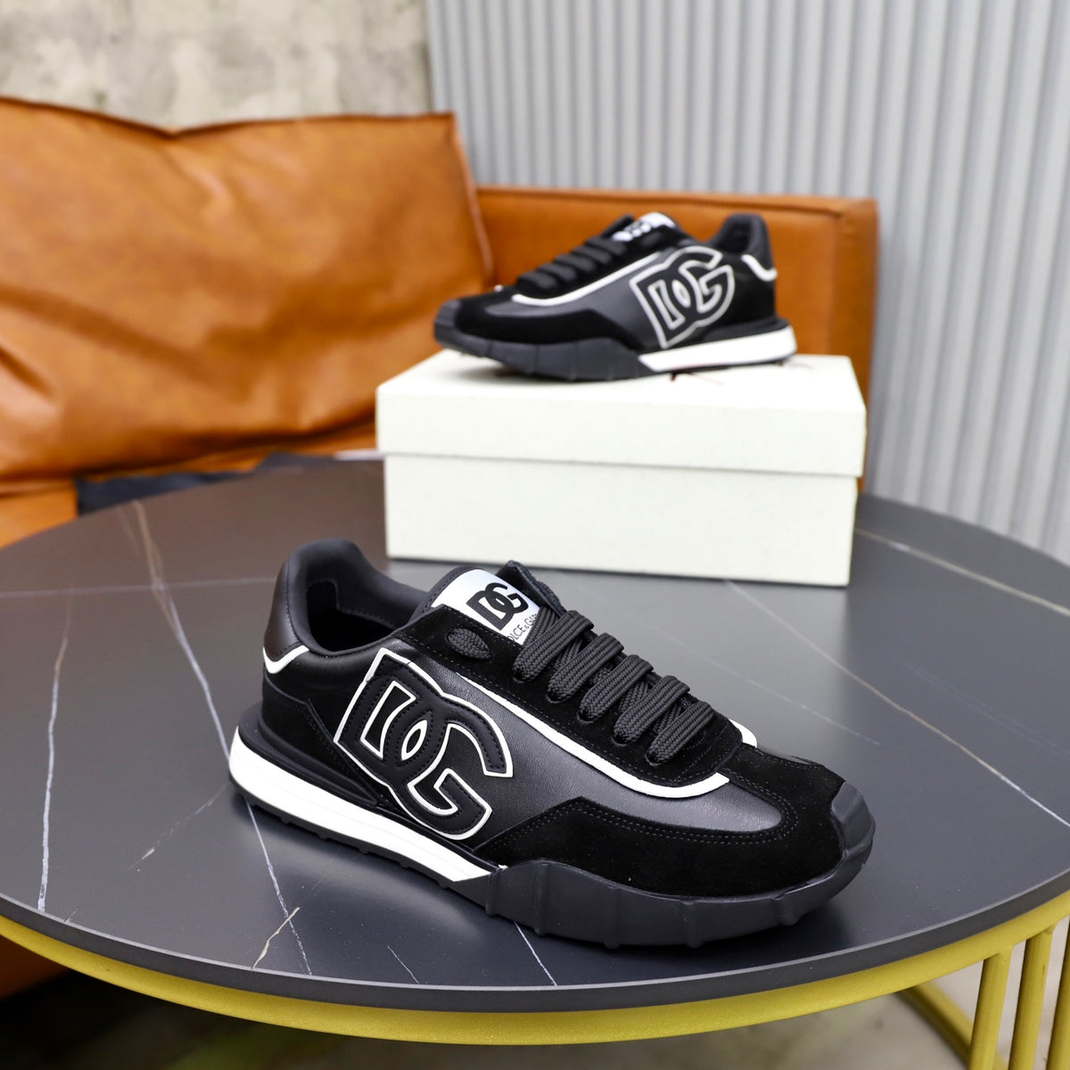 Dolce & Gabbana DG Men's Color-Block Casual Sneakers