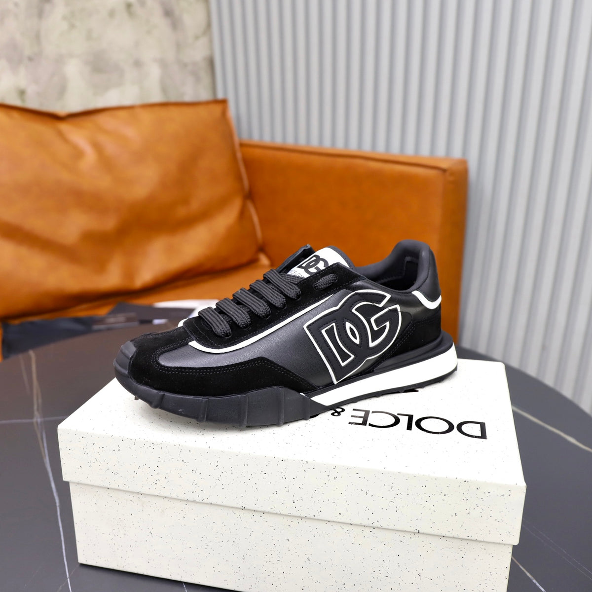 Dolce & Gabbana DG Men's Color-Block Casual Sneakers