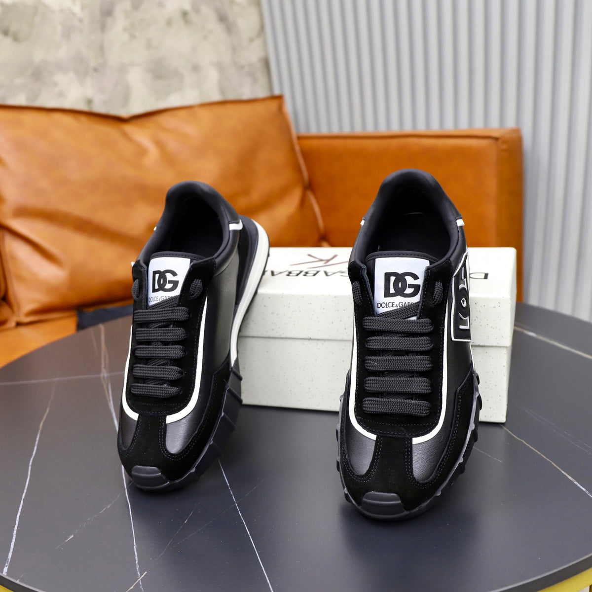Dolce & Gabbana DG Men's Color-Block Casual Sneakers